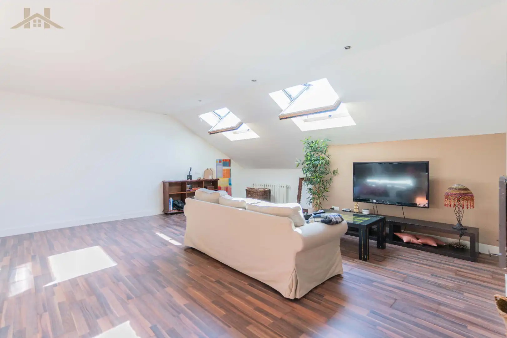 Sala de estar de Casa adosada en venta en Torrejón de Ardoz con Amueblado