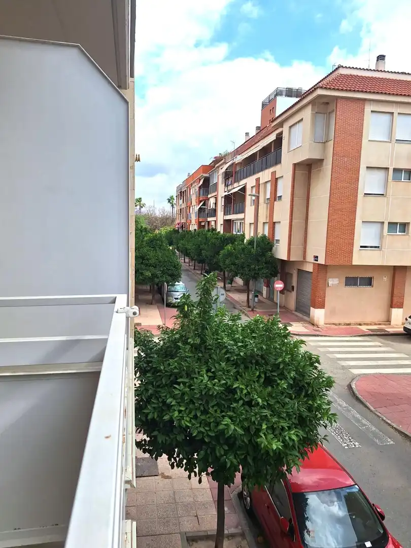 Vista exterior de Pis de lloguer en Murcia amb Aire condicionat, Moblat i Balcó