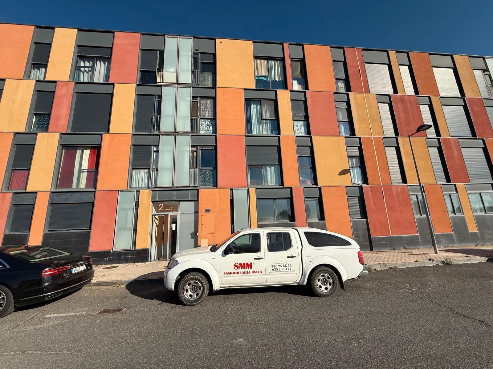 Vista exterior de Piso de alquiler en Ávila Capital con Calefacción, Trastero y Amueblado
