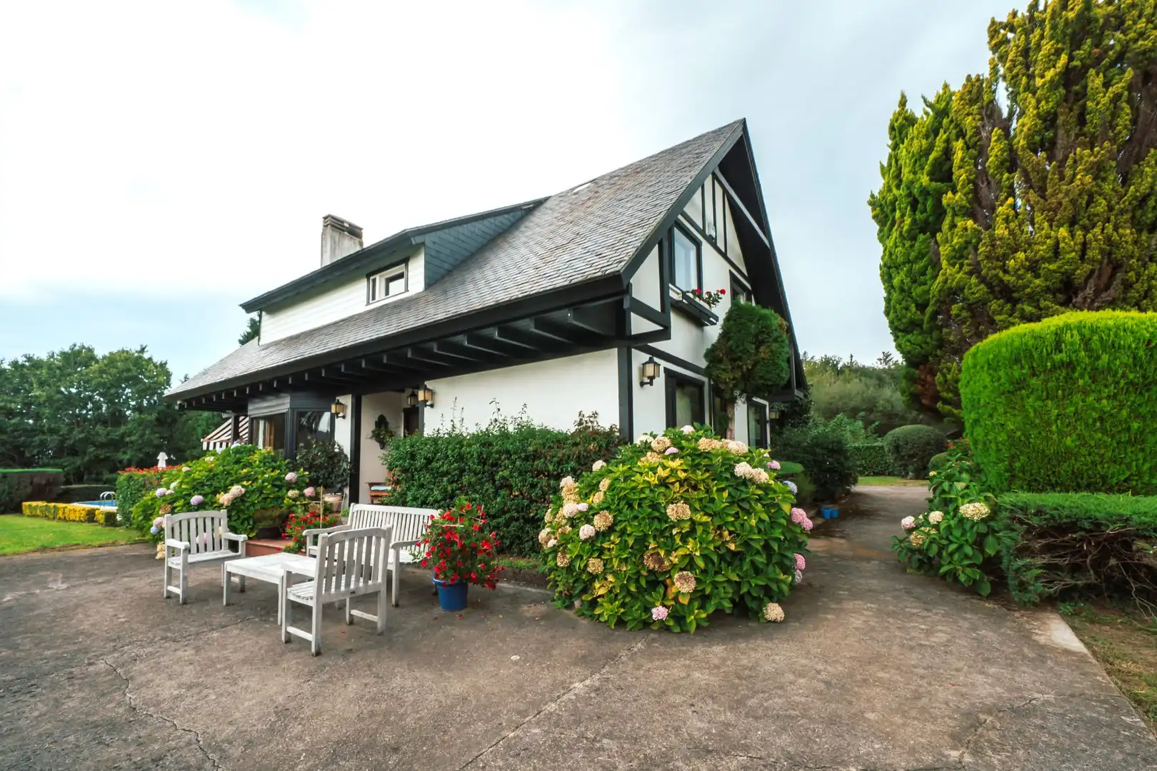 Jardín de Casa o chalet en venta en Fruiz con Aire acondicionado, Calefacción y Jardín privado