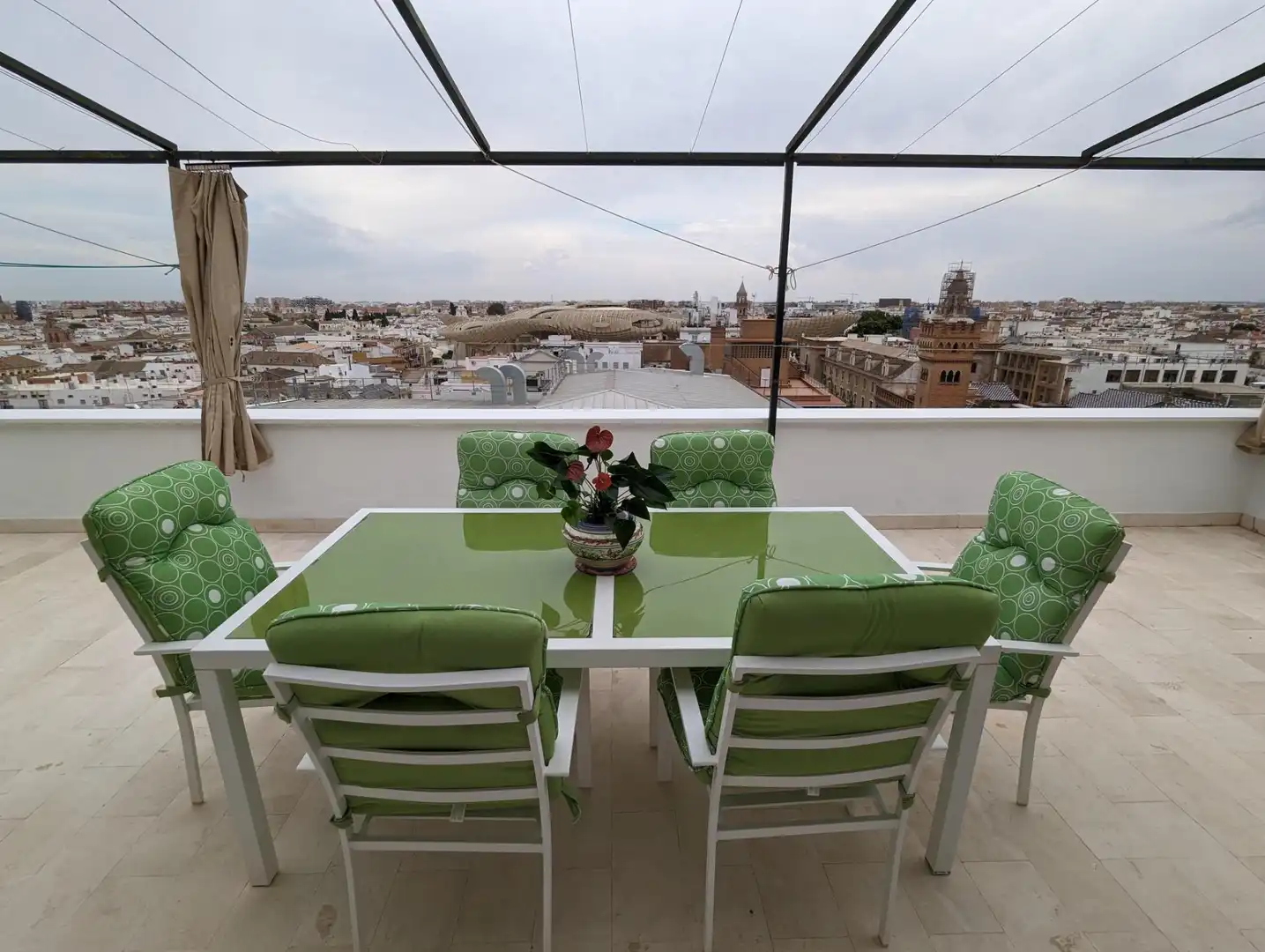 Terrace of Apartments for rent in Sevilla  with Air Conditioner, Terrace and Furnished