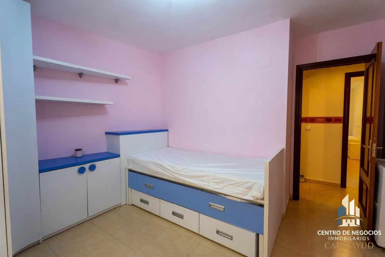 Schlafzimmer von Wohnung zum Verkauf in Calatayud mit Heizung, Parkett und Terrasse