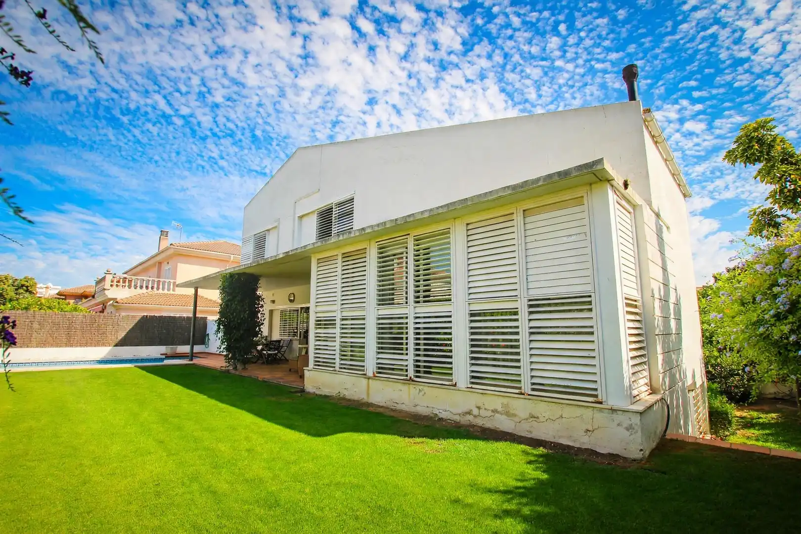 Vista exterior de Casa o chalet en venta en Jerez de la Frontera con Aire acondicionado, Jardín privado y Trastero