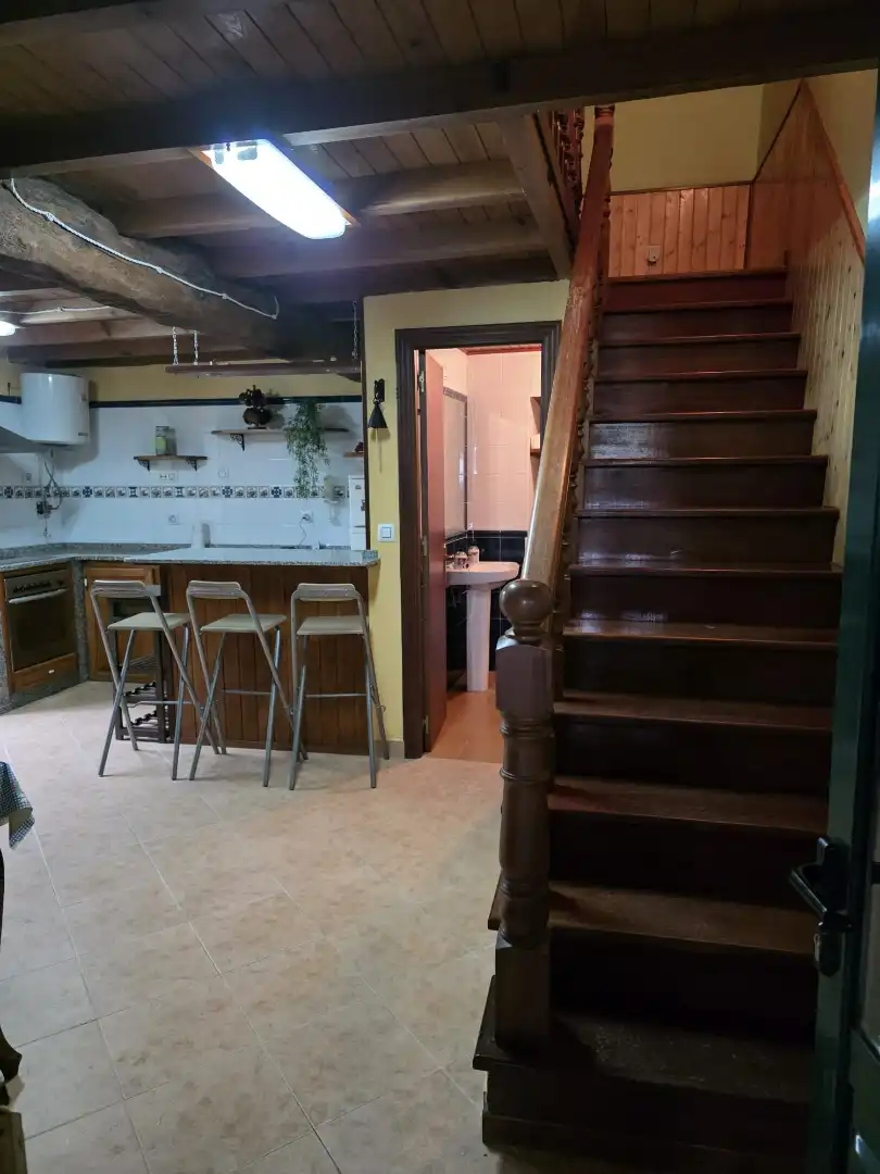 Cocina de Casa adosada en venta en Narón con Calefacción, Jardín privado y Amueblado