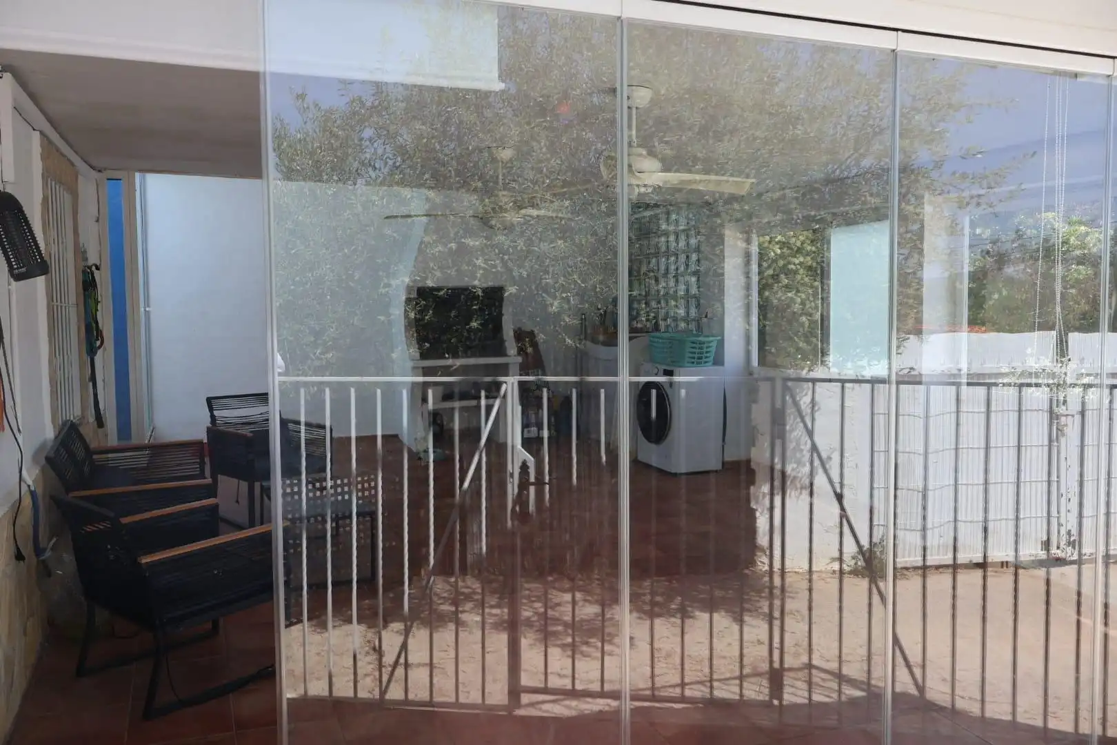 Terrasse von Country house zur Miete in Sant Joan de Moró mit Klimaanlage, Privatgarten und Möbliert