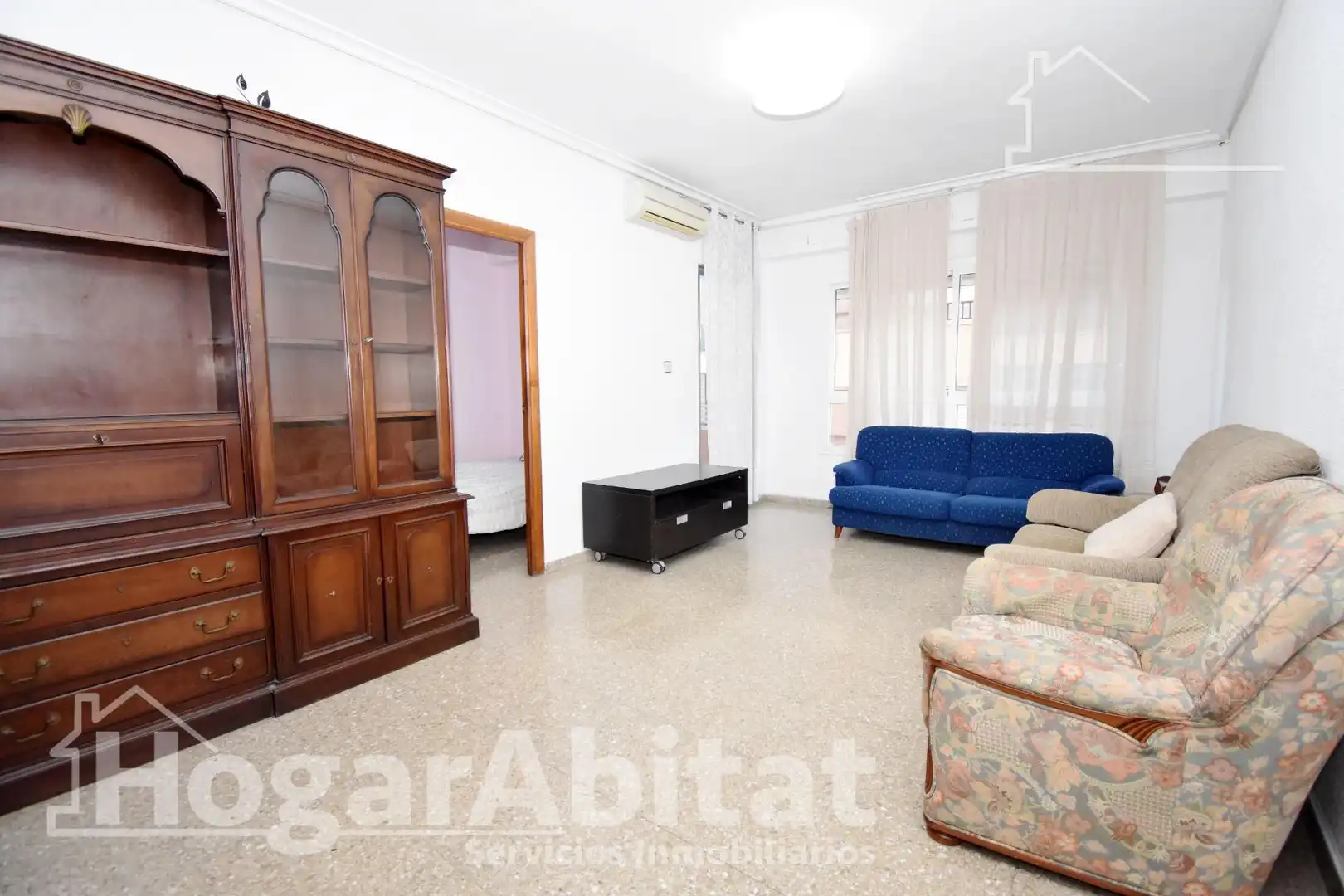 Sala de estar de Piso en venta en Camí Reial 