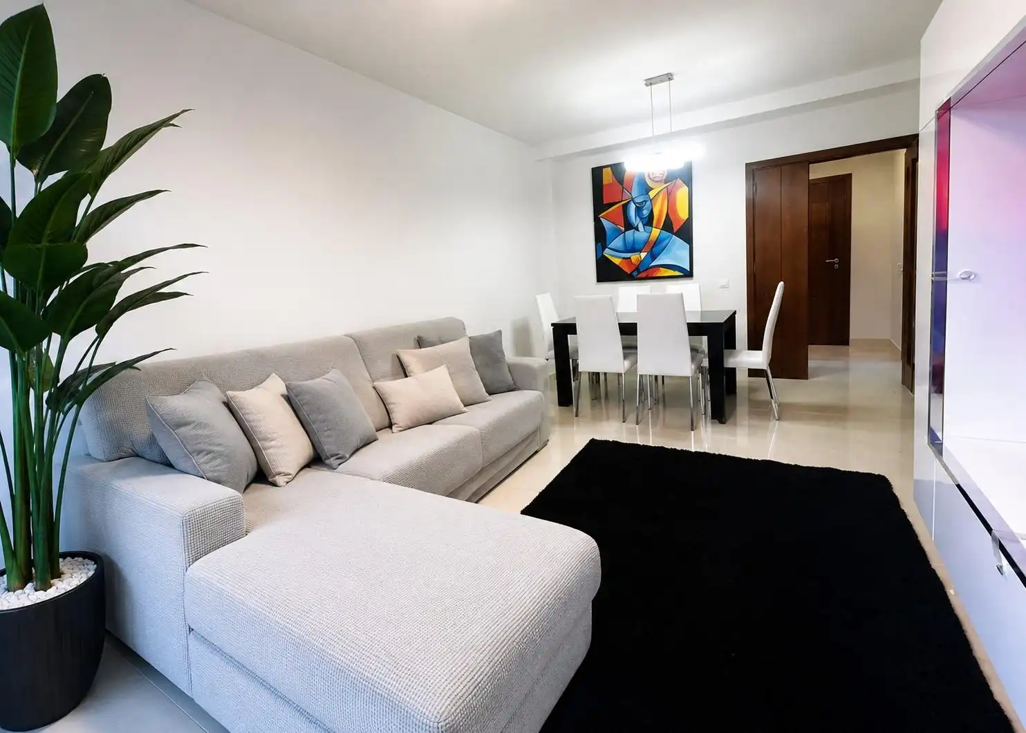 Sala de estar de Piso de alquiler en Las Palmas de Gran Canaria con Amueblado