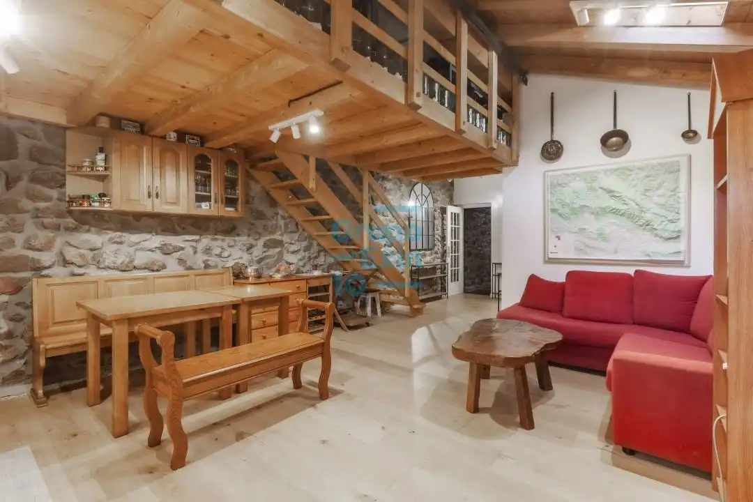 Sala de estar de Finca rústica en venta en Oiartzun con Calefacción y Amueblado