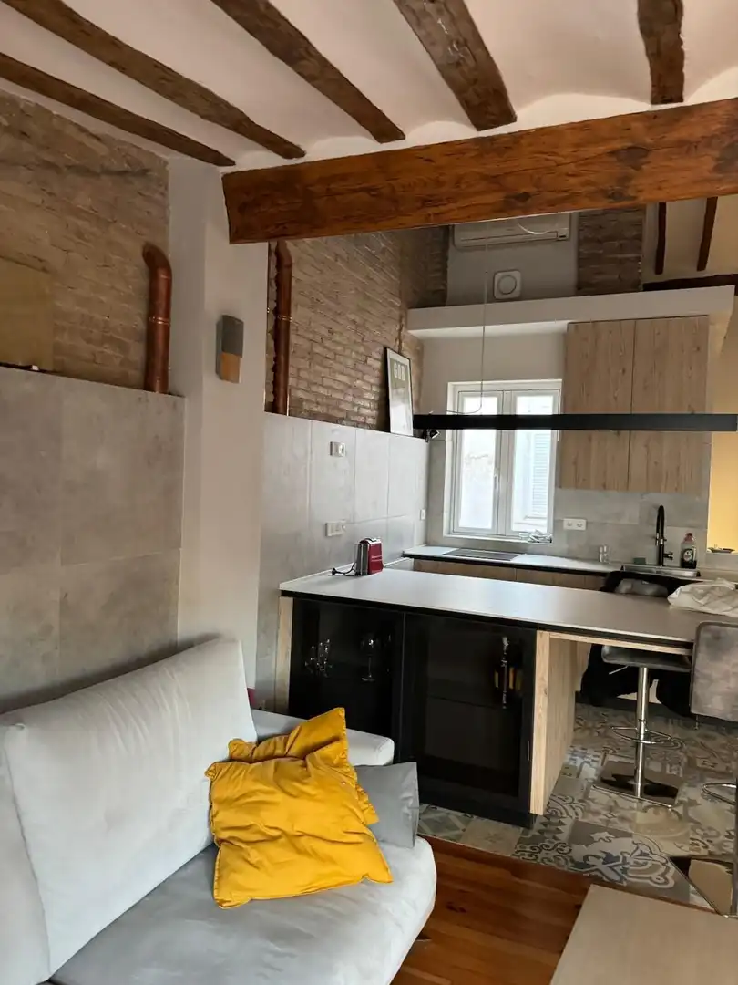 Cuina de Apartament de lloguer en  Logroño amb Aire condicionat, Calefacció i Terrassa