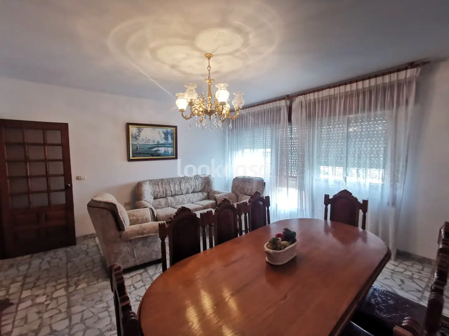 Sala de estar de Casa o chalet en venta en Meaño con Jardín privado, Terraza y Trastero