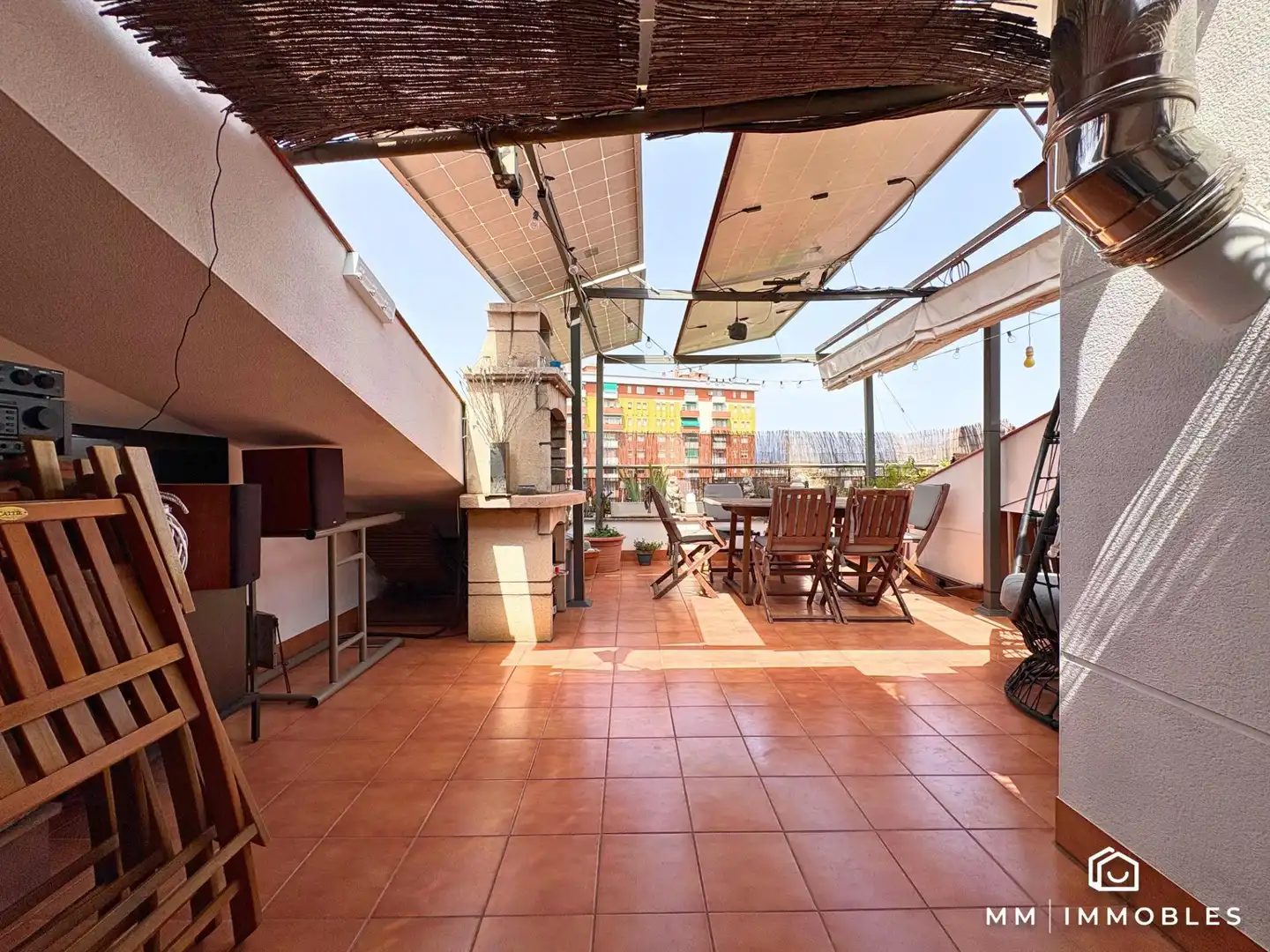 Terrace of Attic for sale in Les Franqueses del Vallès  with Parquet flooring, Terrace and Balcony