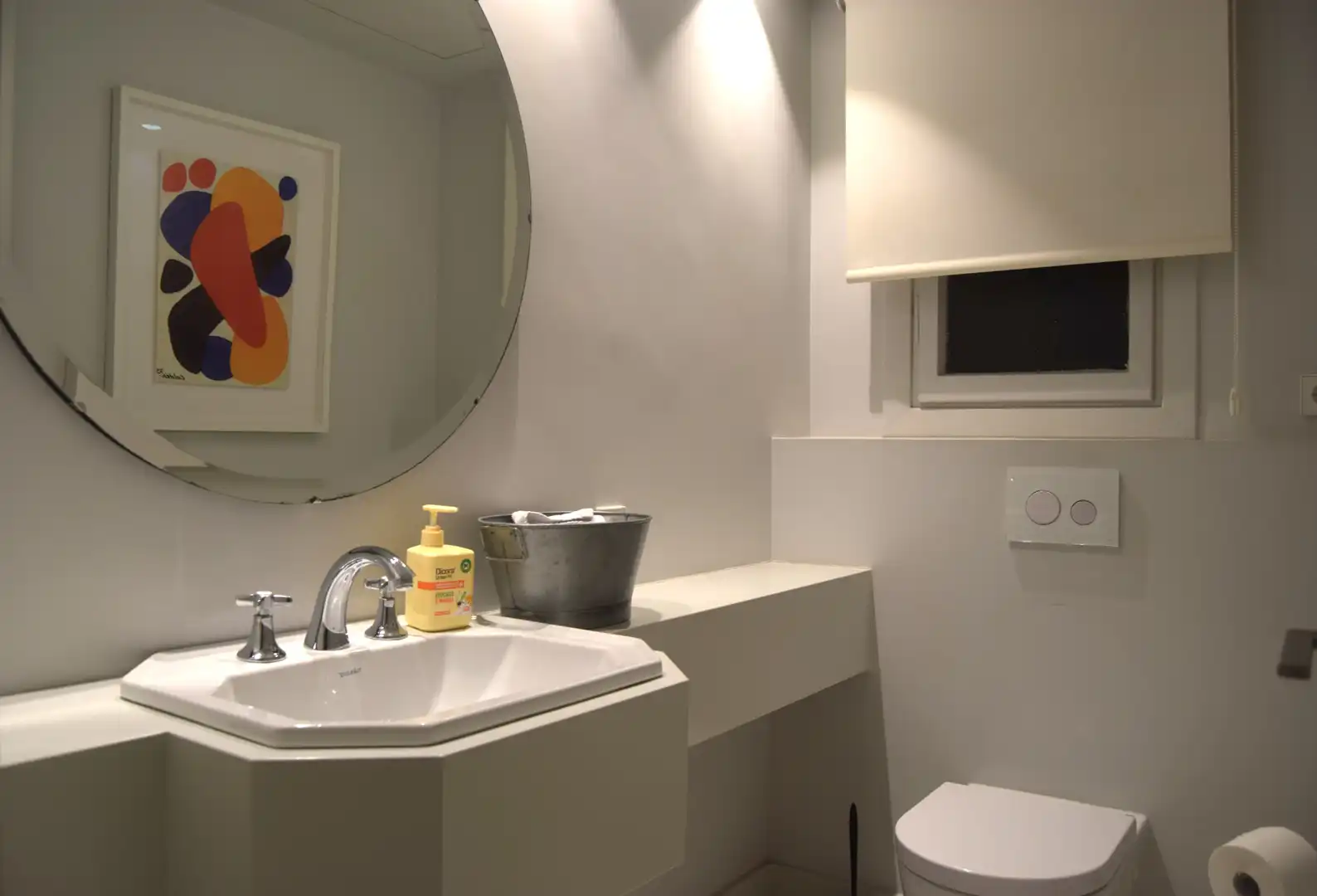 Baño de Piso de alquiler en Barcelona con Aire acondicionado, Calefacción y Parquet