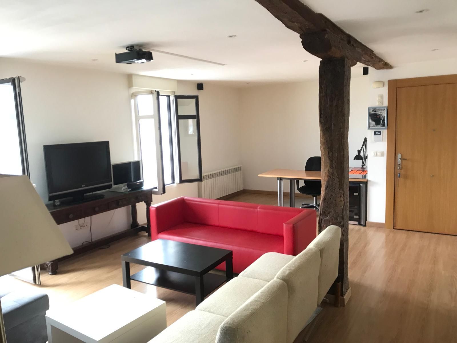 Living room of Flat for sale in Bilbao   with Terrace and Furnished