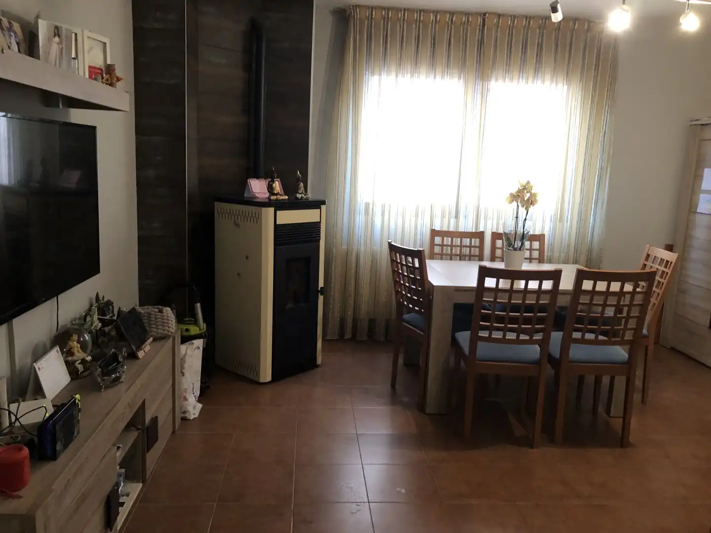 Dining room of Detached homes for sale in Cabañas de Polendos  with Heating, Private garden and Balcony