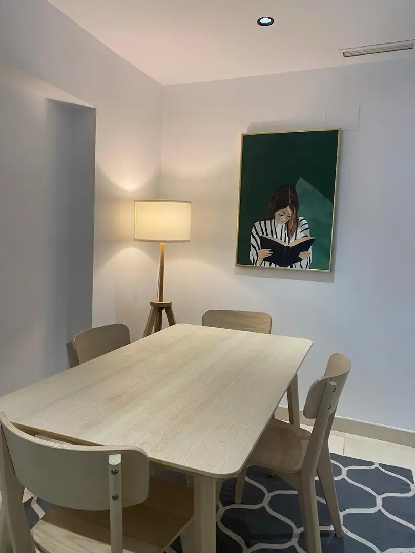 Esszimmer von Wohnung zur Miete in El Puerto de Santa María mit Klimaanlage und Möbliert