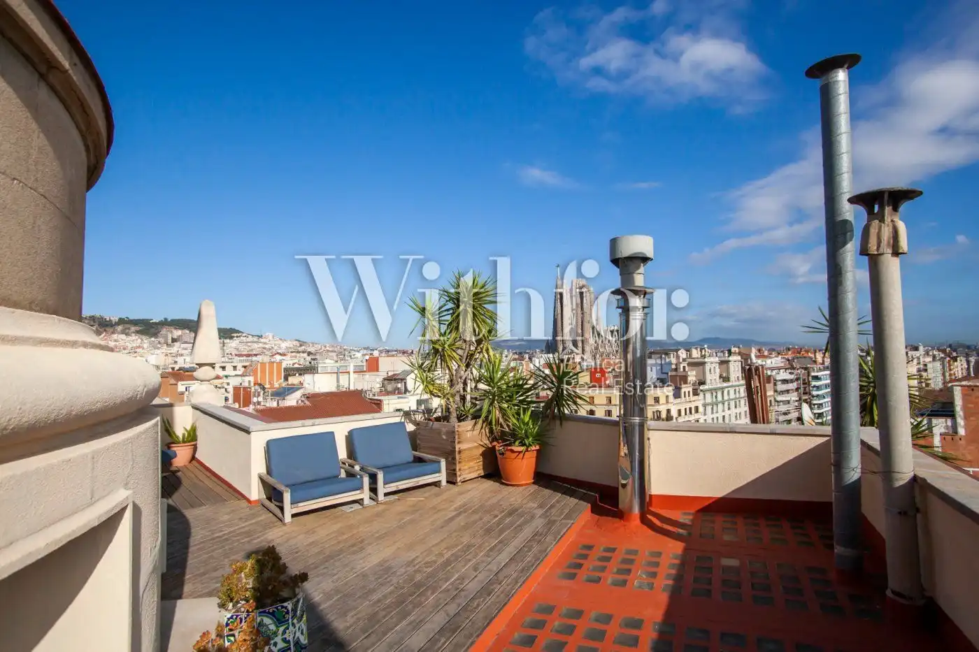 Terraza de Ático en venta en Barcelona con Aire acondicionado, Calefacción y Parquet