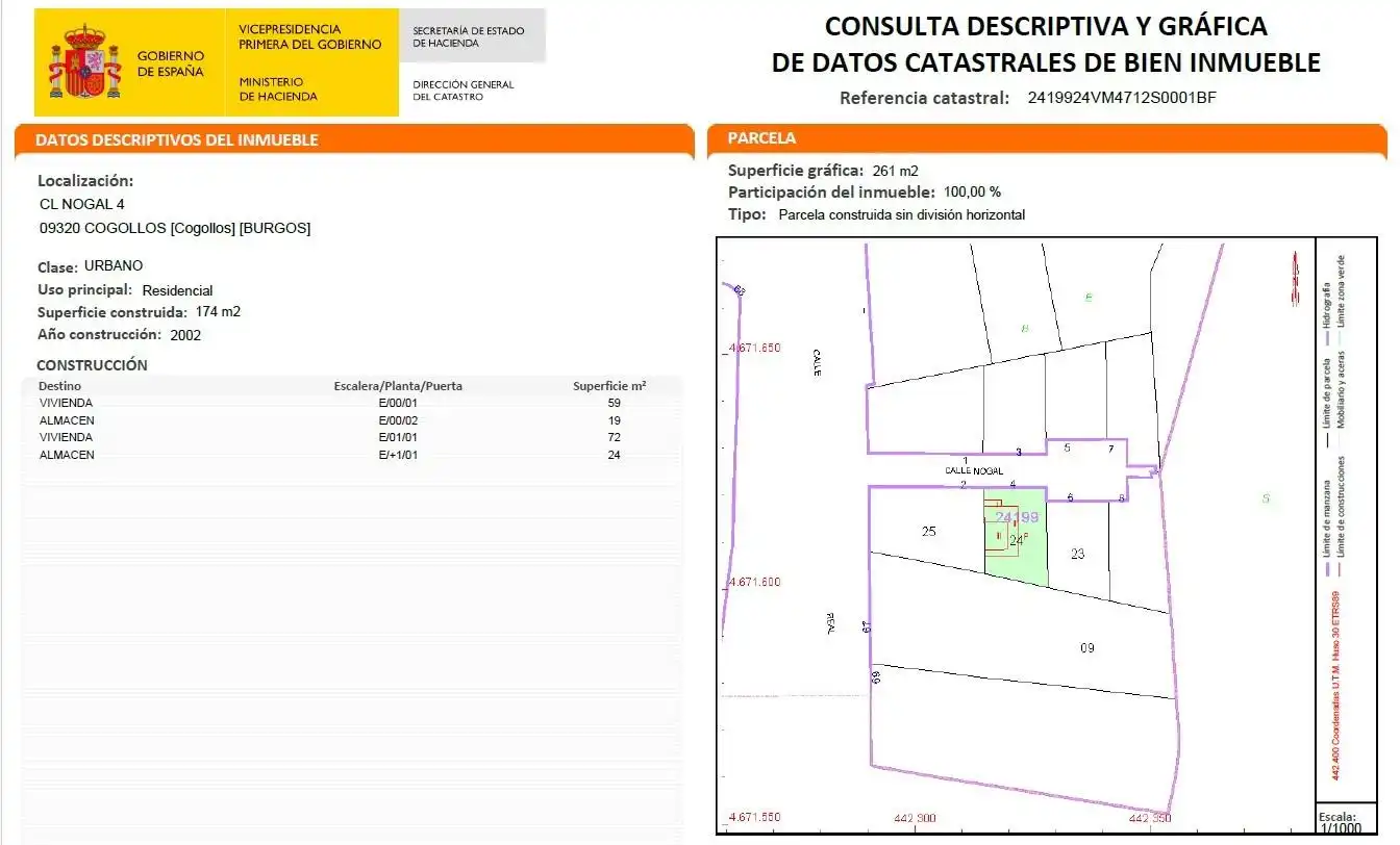 Casa adosada en venta en Cogollos con Jardín privado, Terraza y Balcón