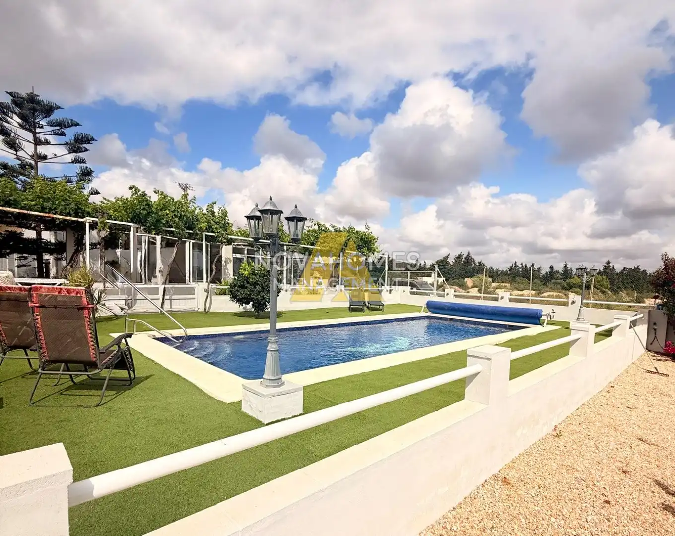 Piscina de Casa o xalet en venda en Cartagena amb Aire condicionat, Terrassa i Traster