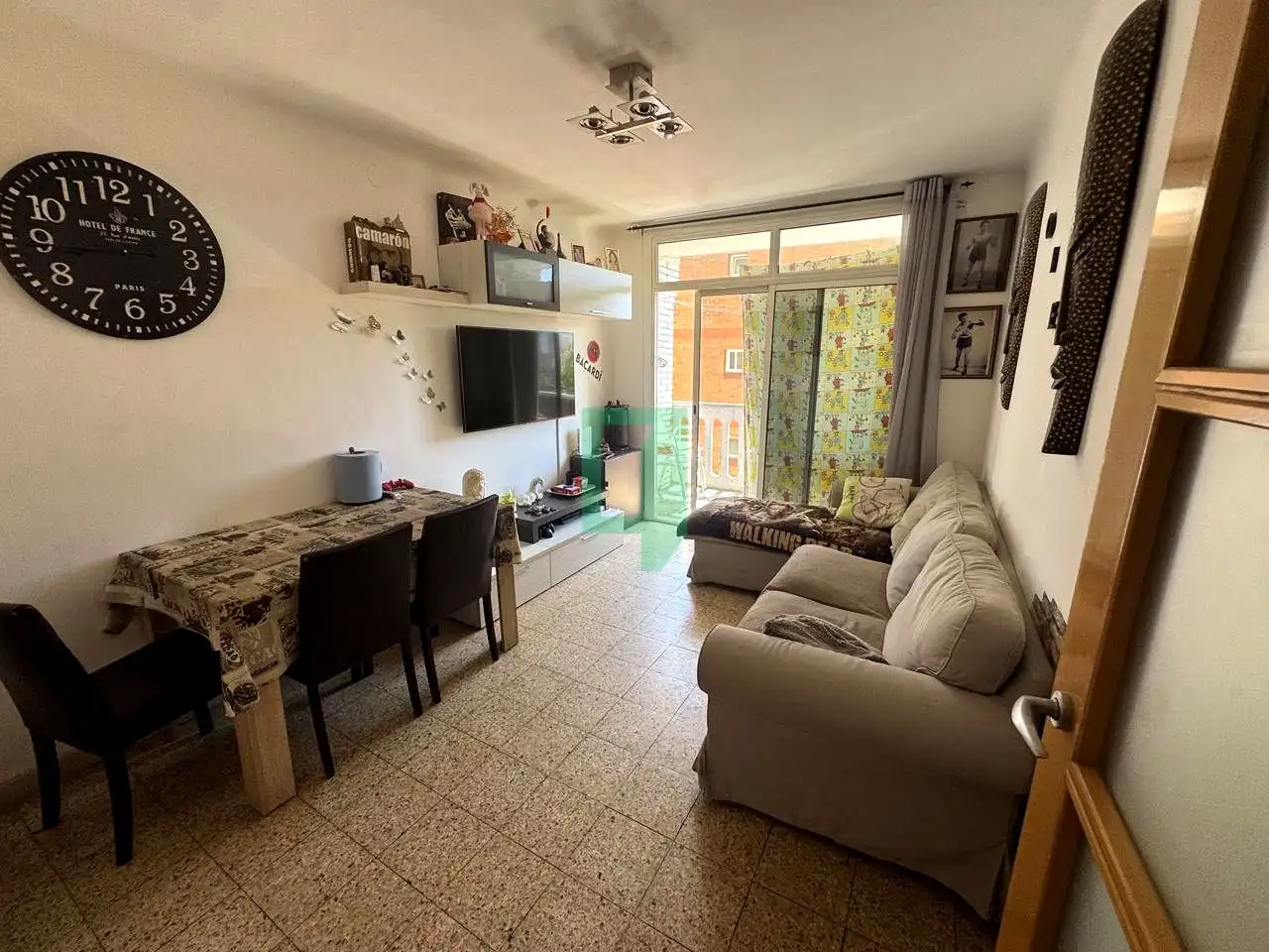Living room of Flat for sale in Badalona