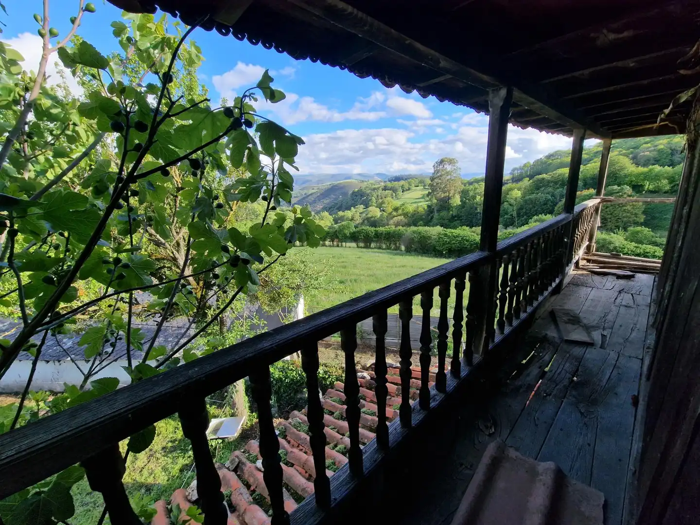 Terraza de Finca rústica en venta en Tineo con Balcón y Piscina comunitaria