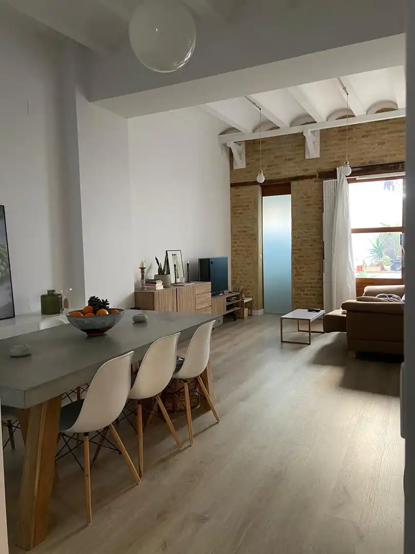 Sala d'estar de Apartament en venda en Valencia amb Aire condicionat, Terrassa i Balcó