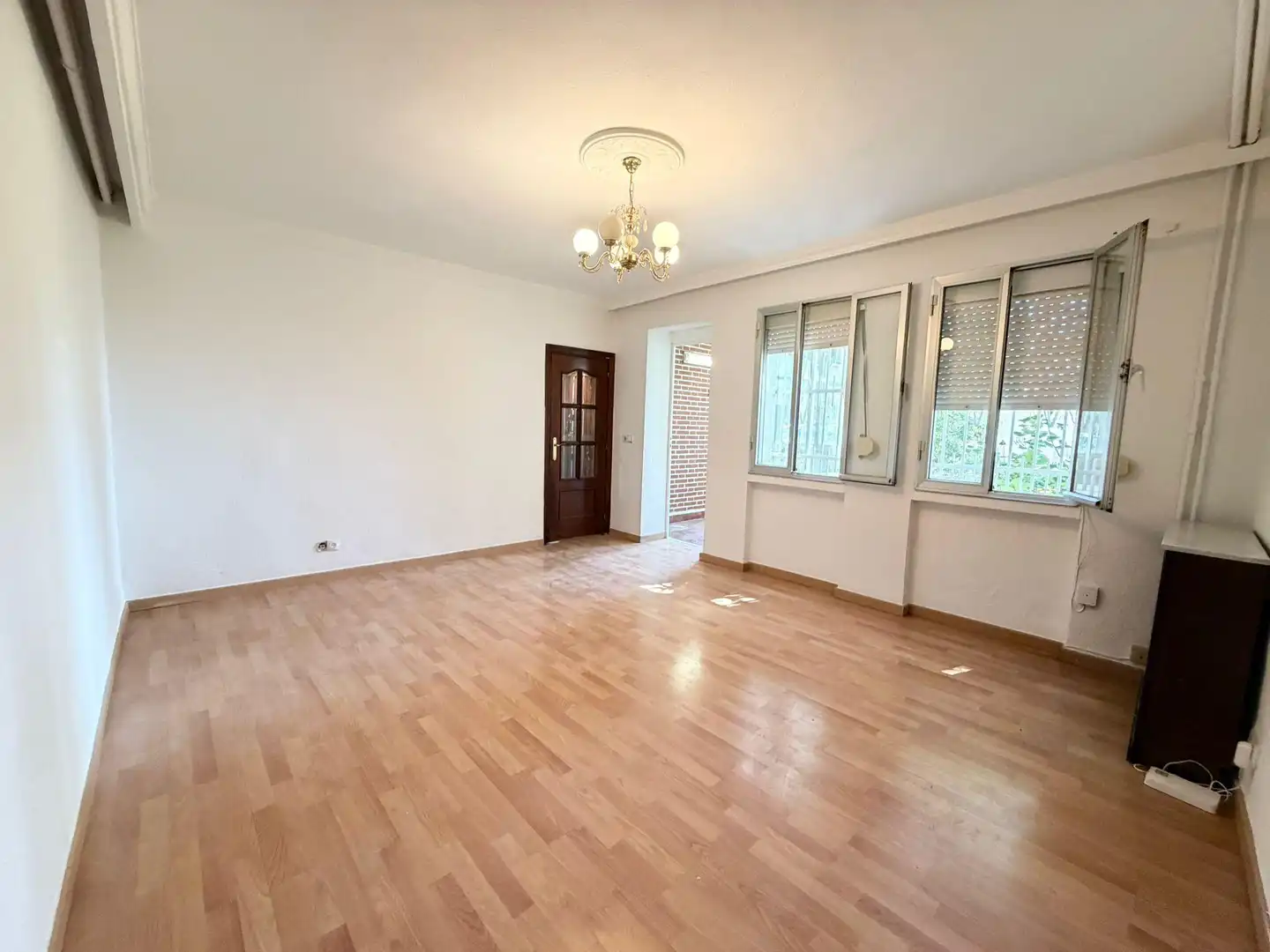 Sala de estar de Piso en venta en Madrid con Calefacción, Jardín privado y Parquet