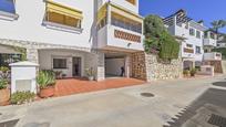 Exterior view of Single-family semi-detached for sale in Mijas  with Air Conditioner, Private garden and Terrace