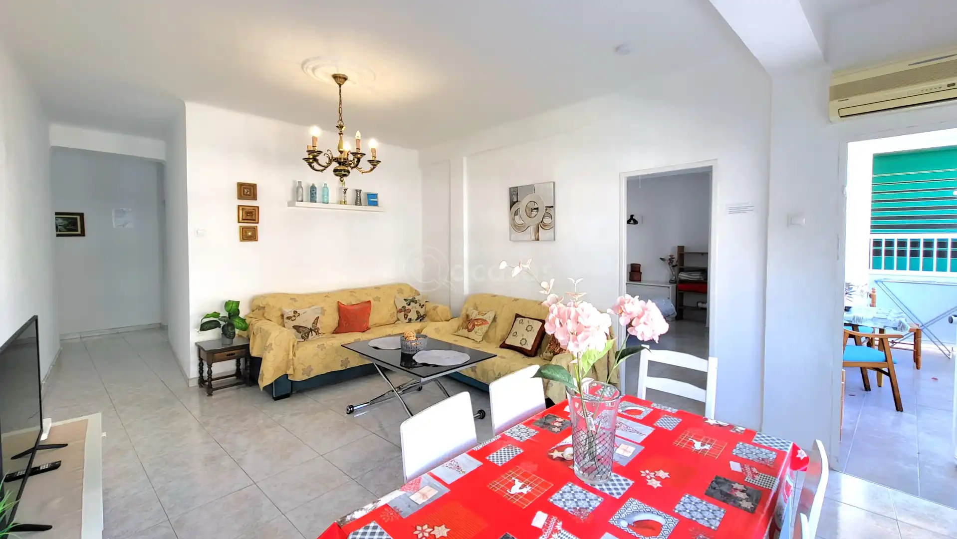 Living room of Flat for sale in Málaga  with Air Conditioner, Heating and Terrace