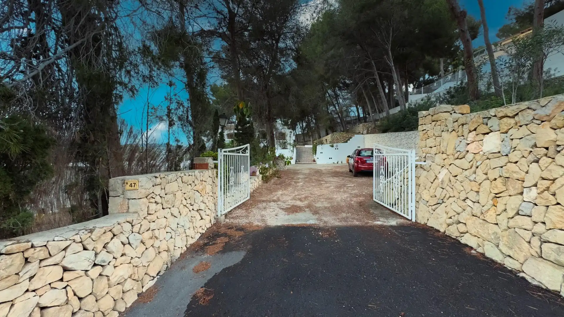 Vista exterior de Casa o chalet en venta en Moraira con Jardín privado, Terraza y Trastero