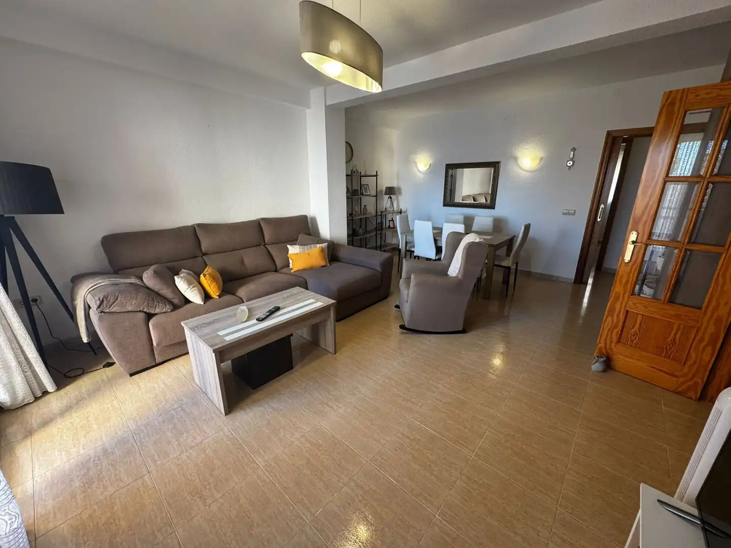Wohnzimmer von Wohnung zum Verkauf in San Pedro del Pinatar mit Klimaanlage, Terrasse und Möbliert