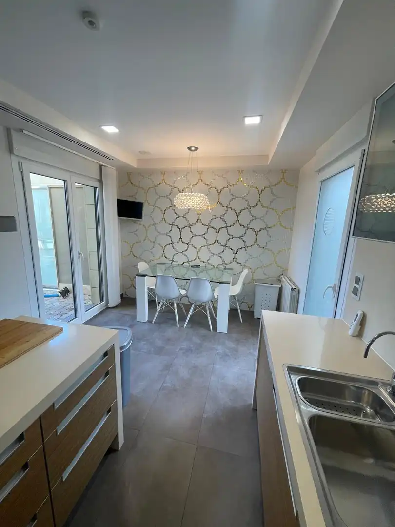Esszimmer von Haus oder Chalet zur Miete in Elche / Elx mit Klimaanlage, Heizung und Privatgarten