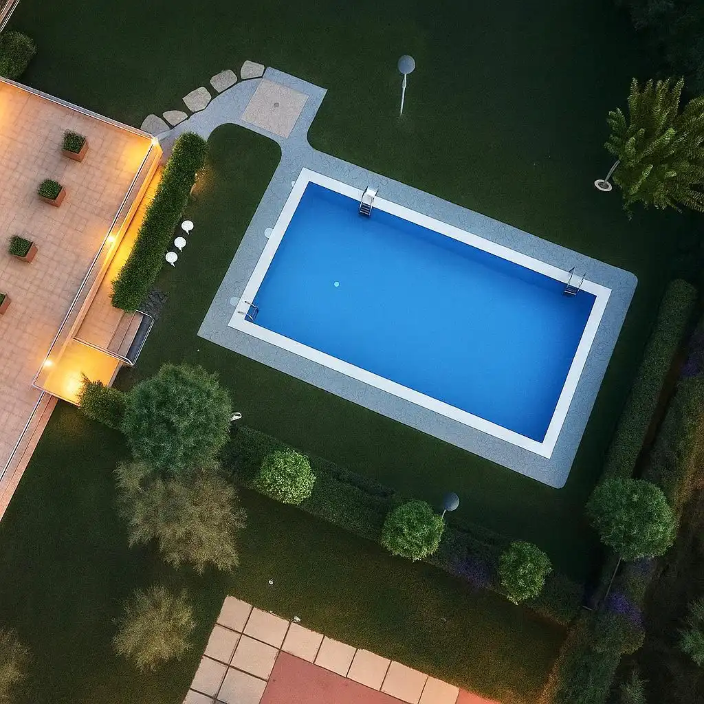 Swimming pool of Ground floor for sale in Badalona  with Air Conditioner, Heating and Private garden