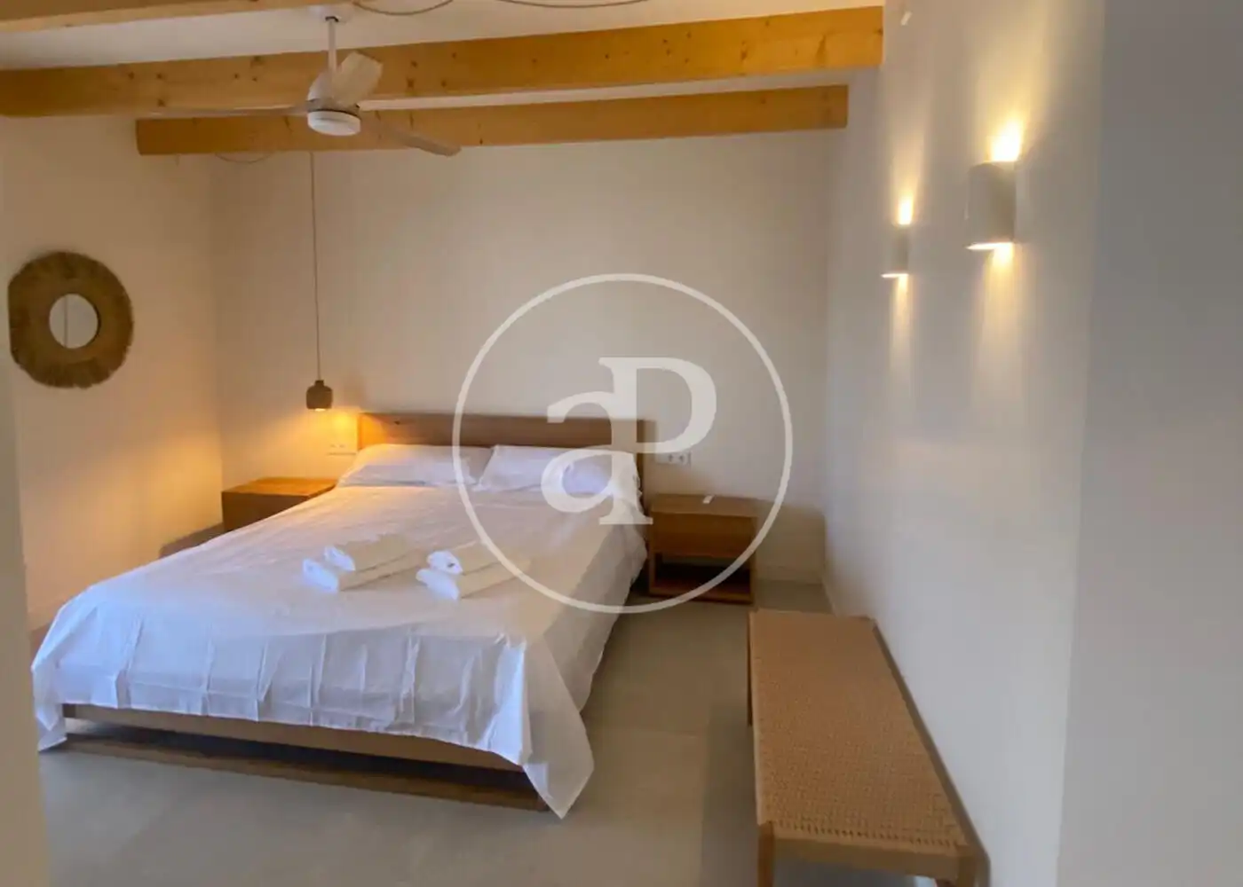 Bedroom of Houses for rent in Campos  with Air Conditioner, Heating and Private garden