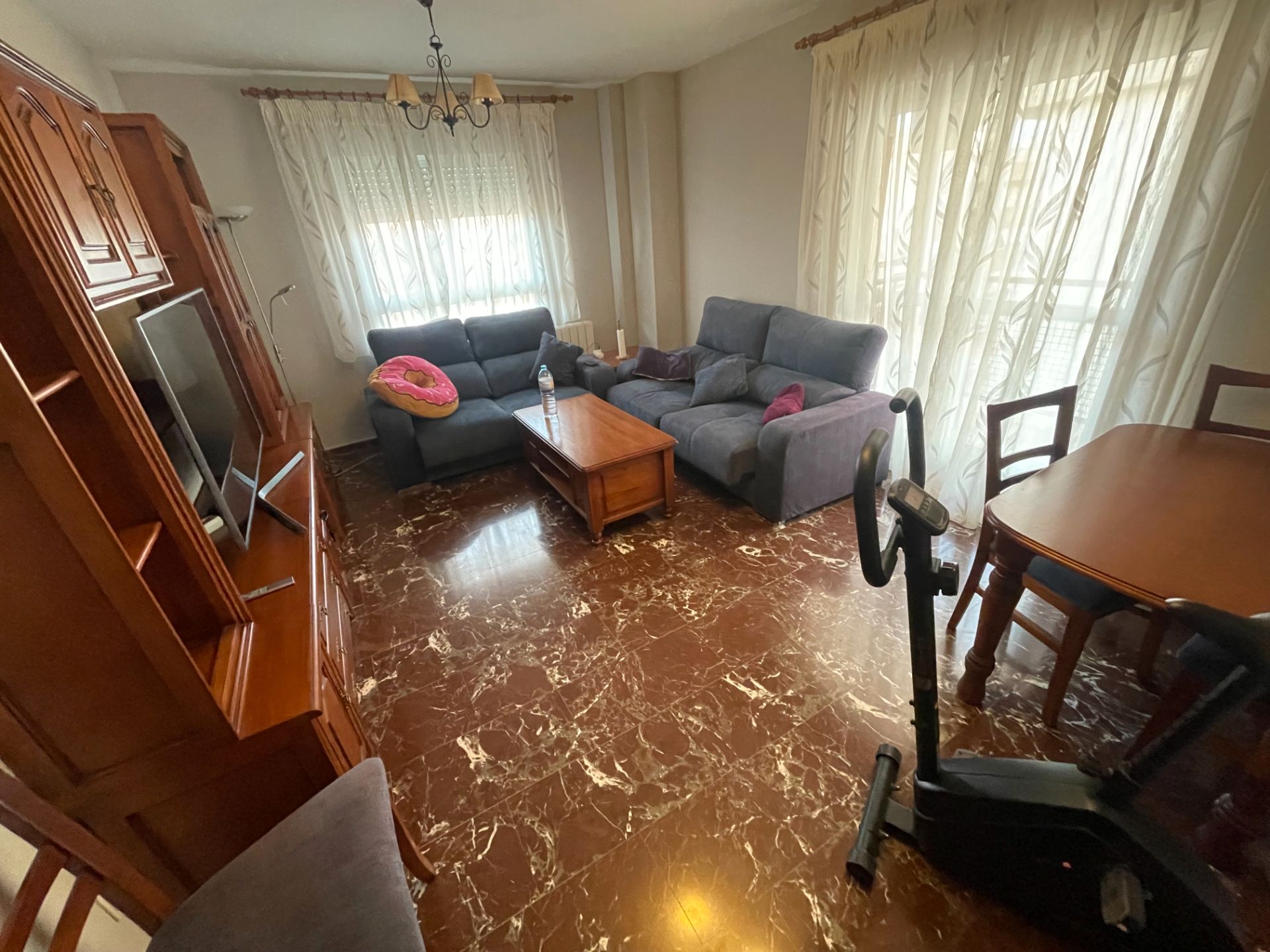 Living room of Flat for rent in  Jaén Capital  with Air Conditioner, Heating and Terrace