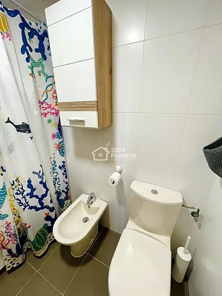 Bany de Apartament de lloguer en Villajoyosa / La Vila Joiosa amb Aire condicionat, Terrassa i Moblat