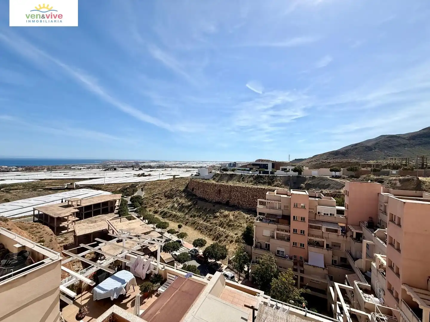 Exterior view of Flat for sale in Roquetas de Mar  with Air Conditioner, Terrace and Community pool