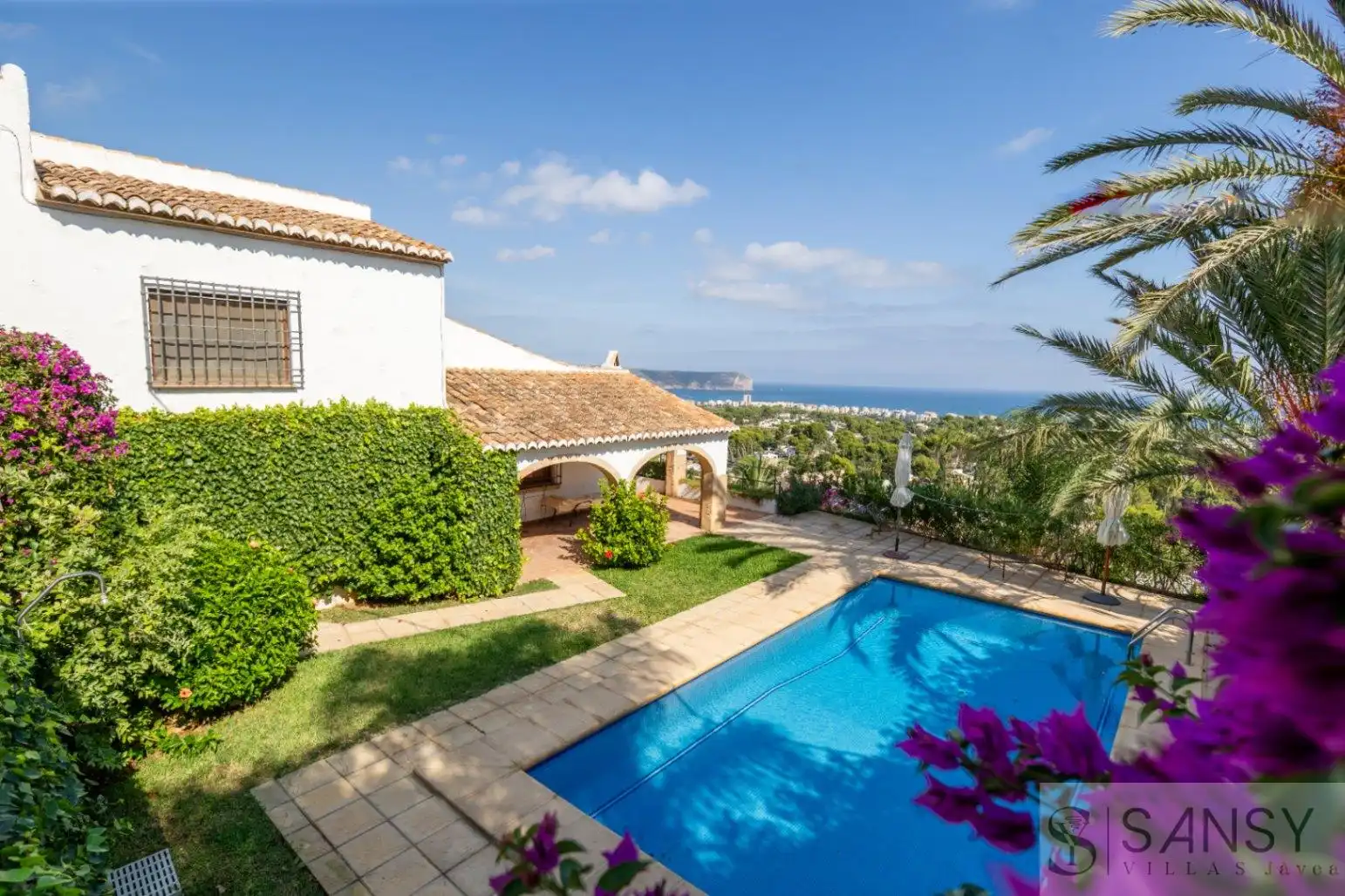 Garden of Houses for sale in Jávea / Xàbia  with Heating and Swimming Pool