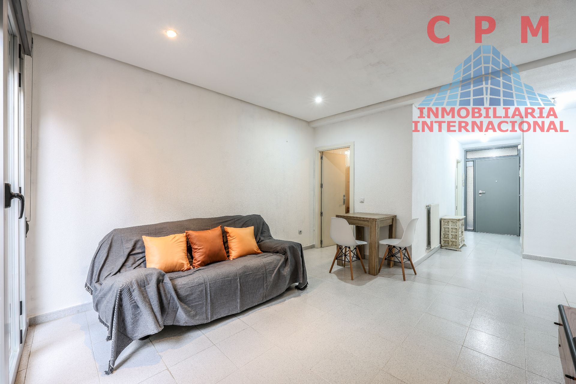 Sala d'estar de Pis de lloguer en  Madrid Capital amb Calefacció, Parquet i Terrassa