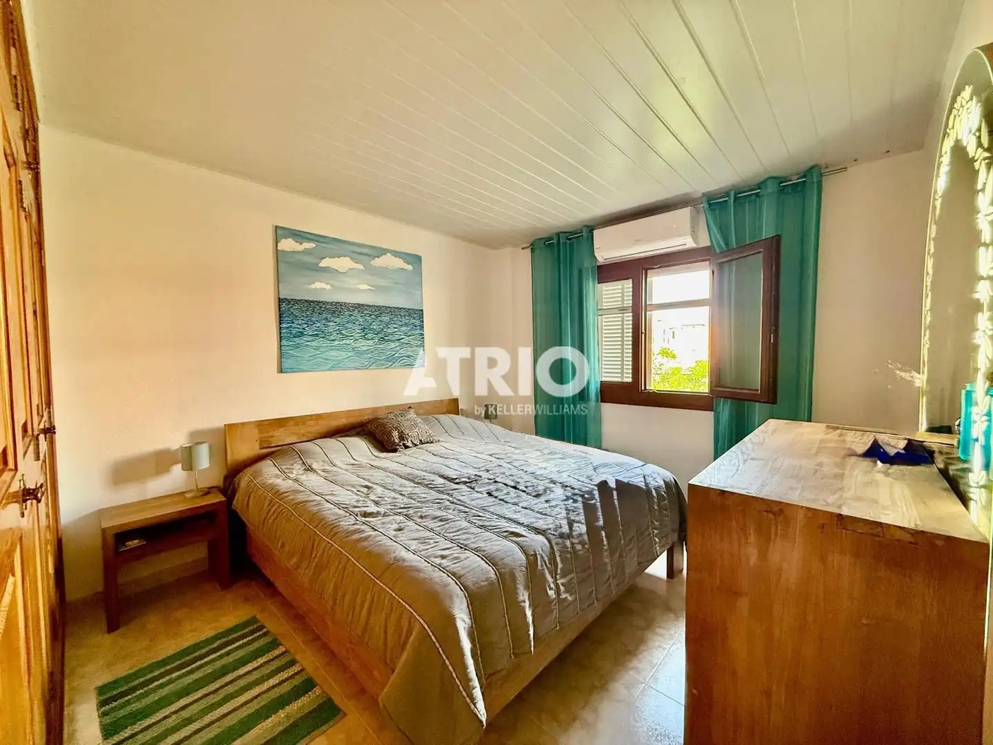 Schlafzimmer von Wohnung zum Verkauf in Santa Margalida mit Klimaanlage, Privatgarten und Terrasse