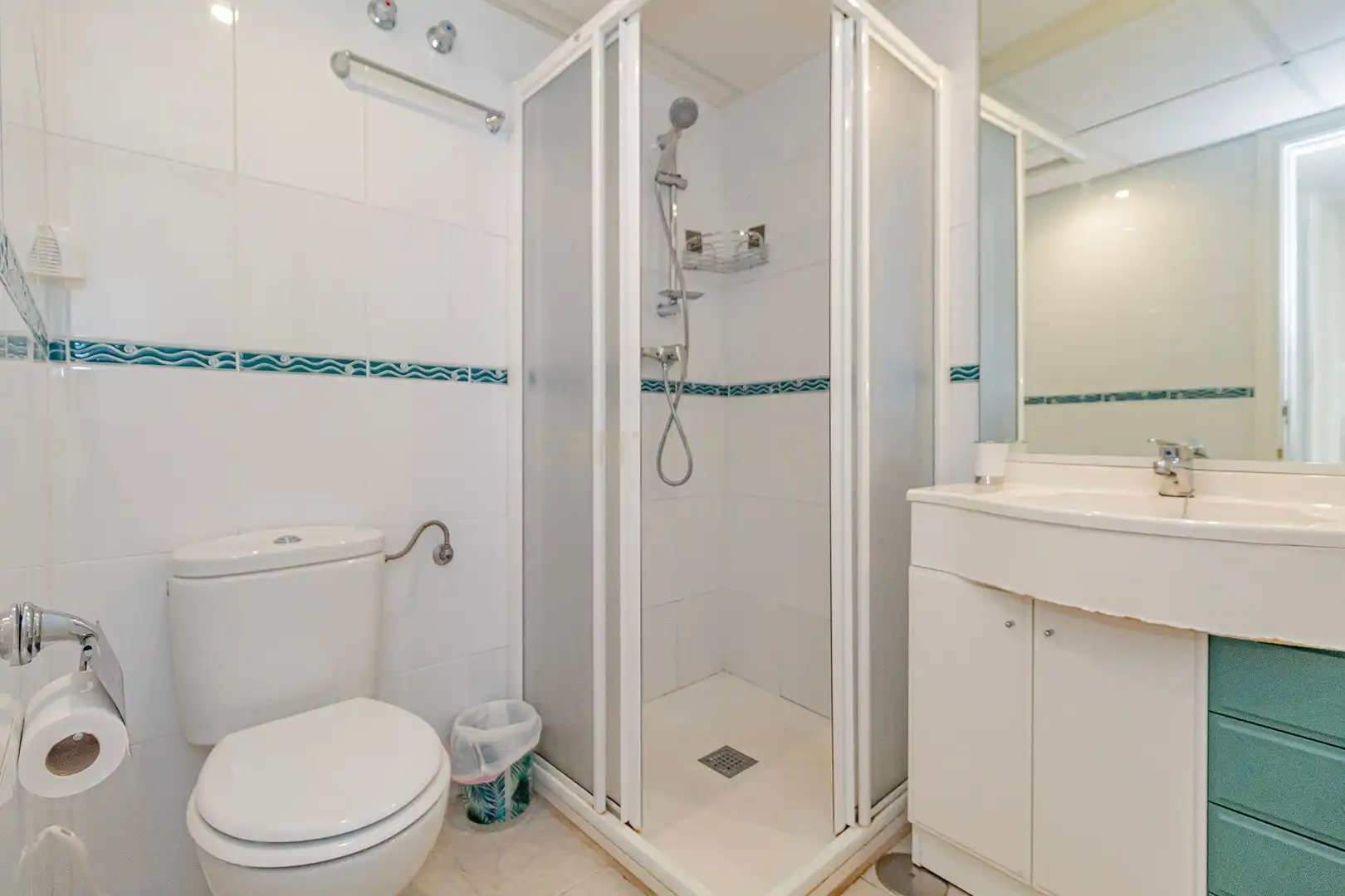 Bany de Apartament de lloguer en Calpe / Calp amb Aire condicionat, Piscina i Rentadora