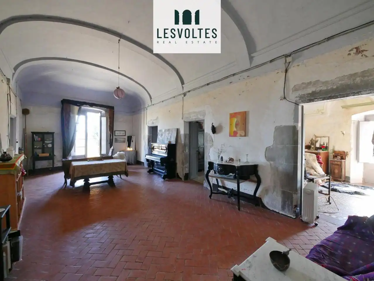 Sala d'estar de Finca rústica en venda en Rupià amb Jardí privat i Terrassa