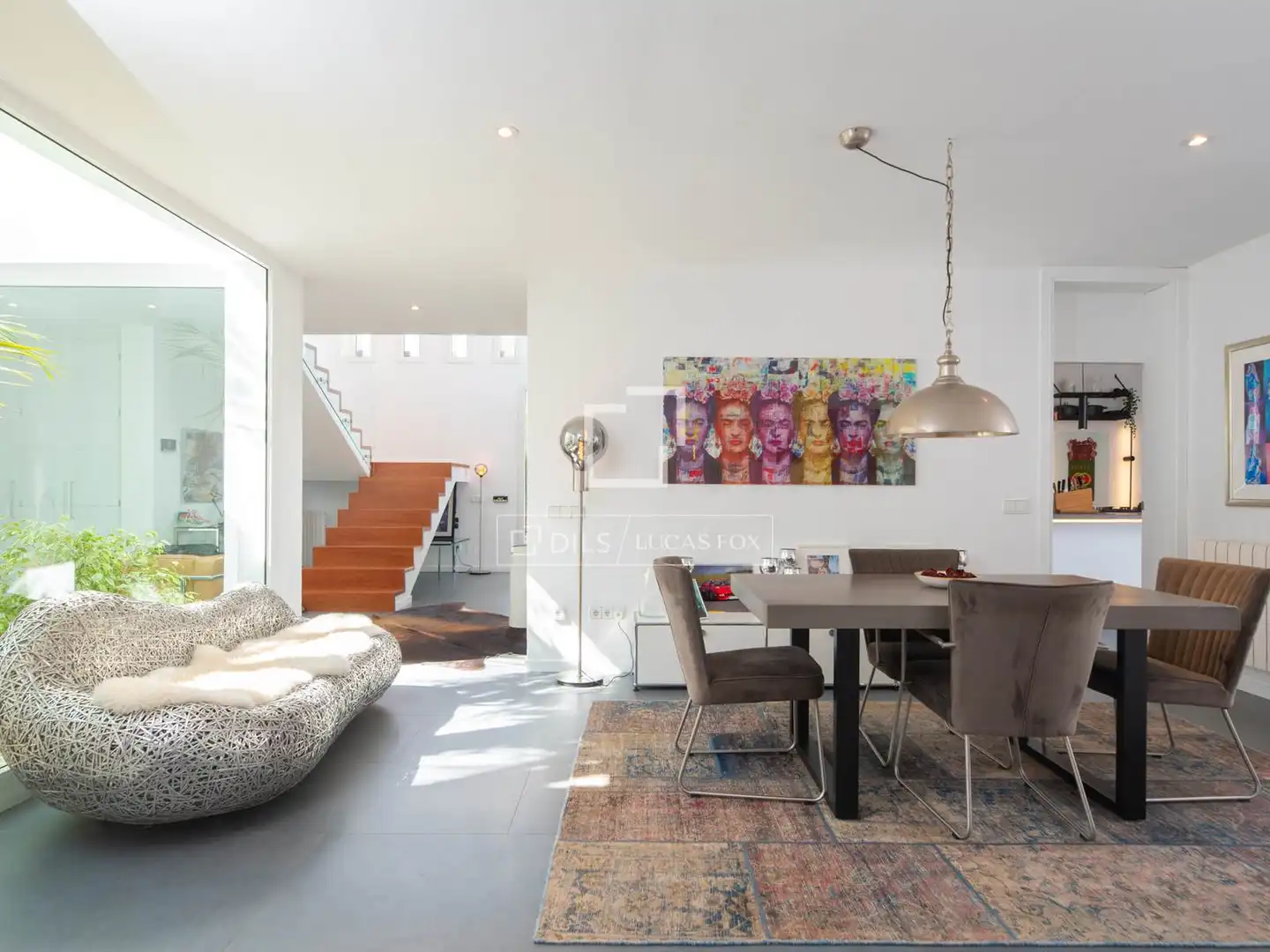 Living room of Houses for sale in Santa Eulària des Riu  with Air Conditioner, Heating and Terrace