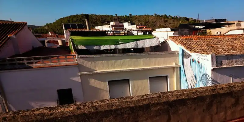 Vista exterior de Casa adosada en venda en Gandia amb Terrassa, Traster i Moblat