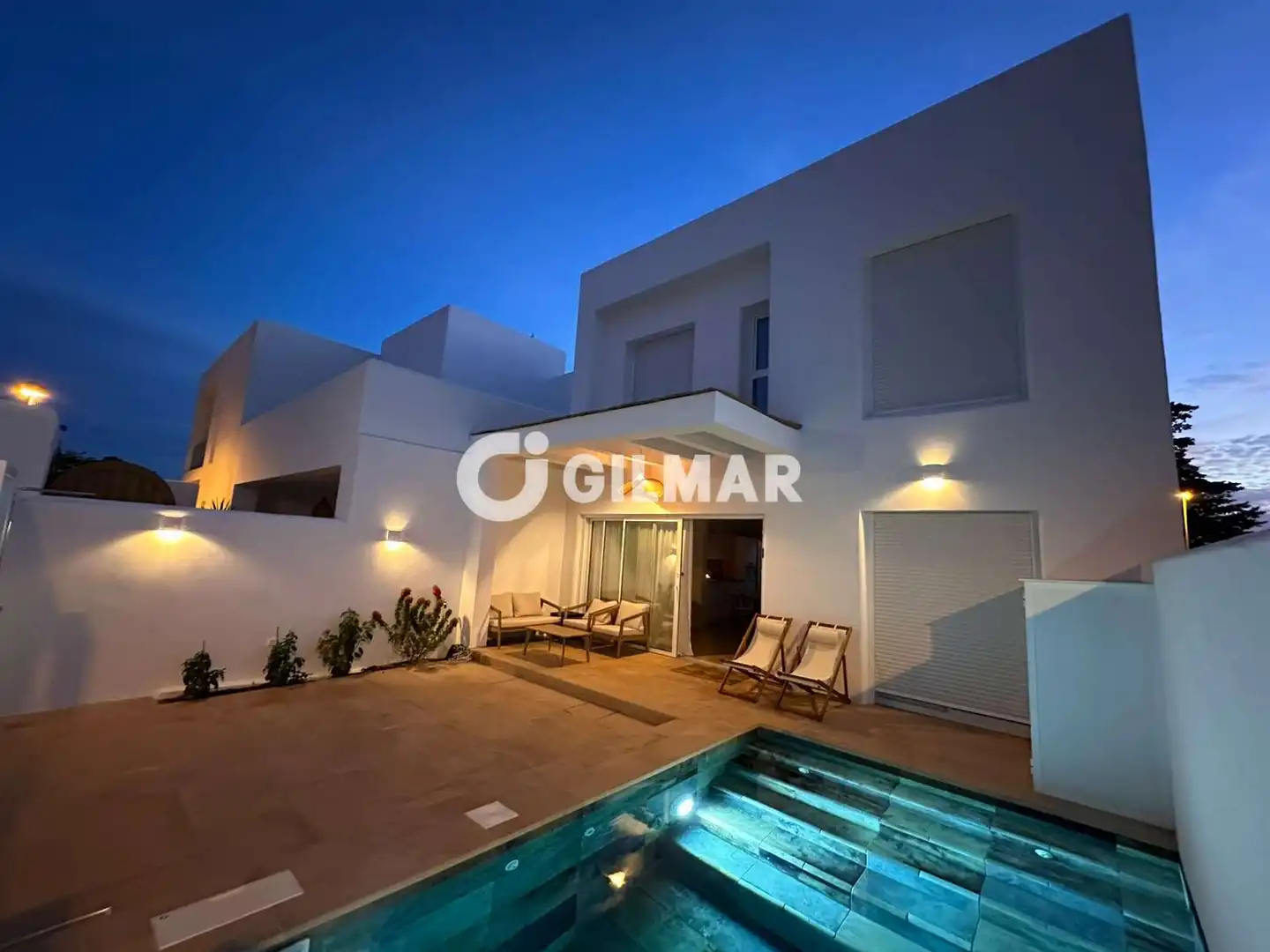 Vista exterior de Casa adosada en venta en La Jara