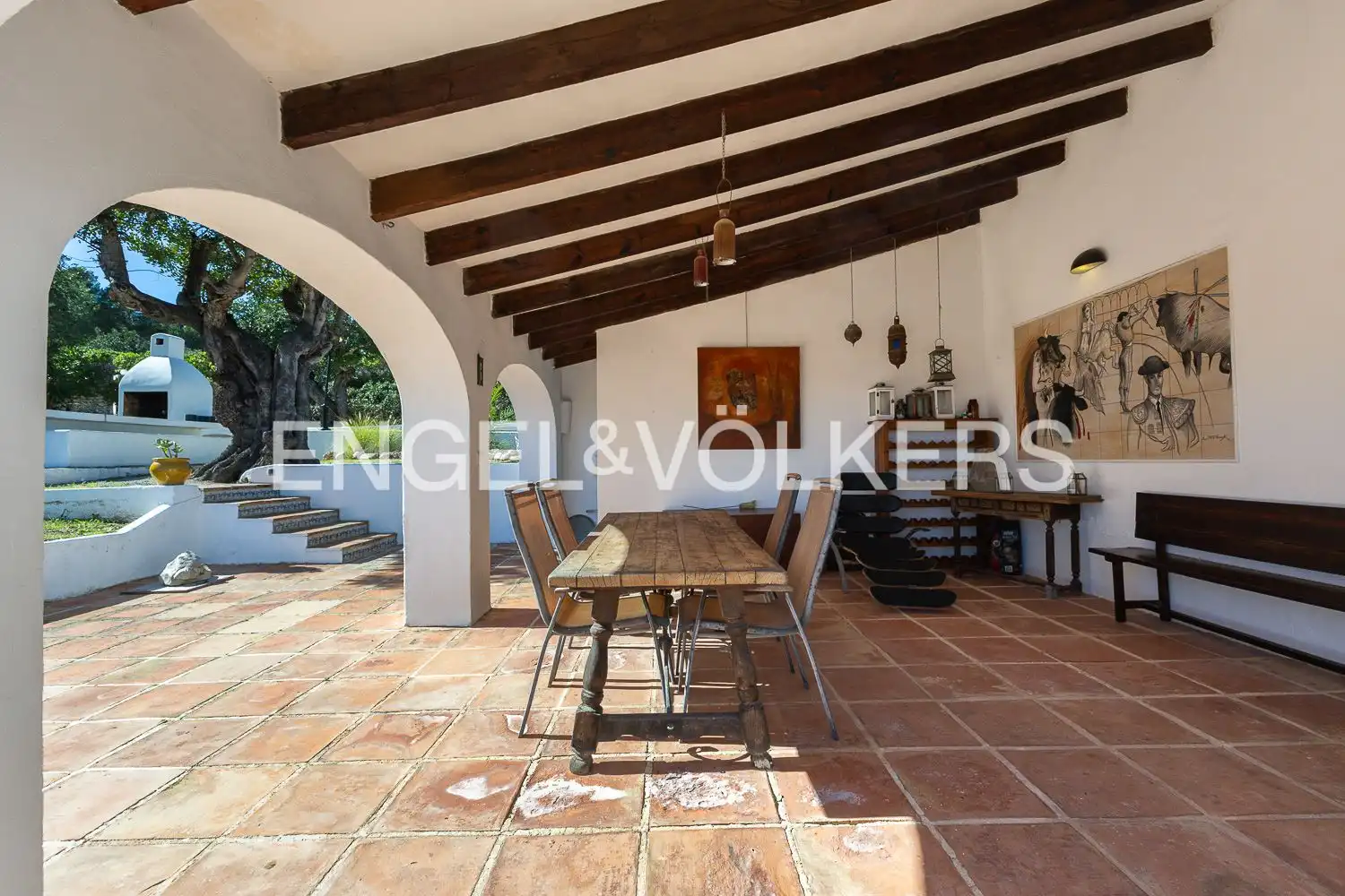 Exterior view of Houses for sale in Jávea / Xàbia  with Air Conditioner, Heating and Private garden