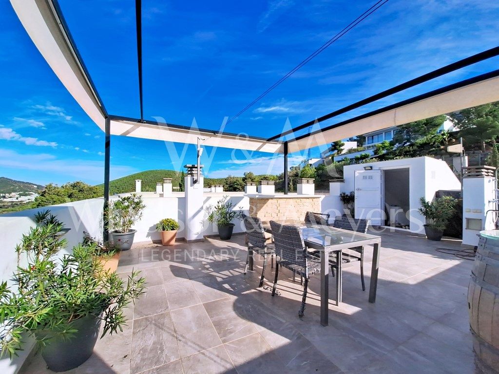 Terrassa de Dúplex en venda en Santa Eulària des Riu amb Aire condicionat, Calefacció i Terrassa