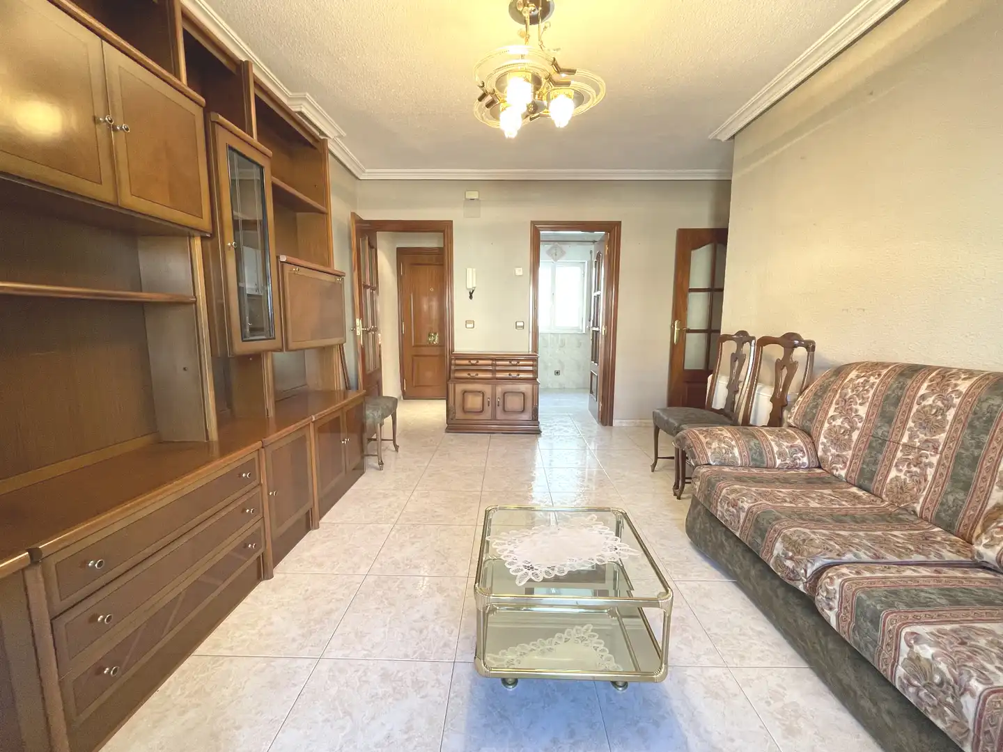 Wohnzimmer von Wohnung zur Miete in Salamanca mit Heizung, Möbliert und Balkon