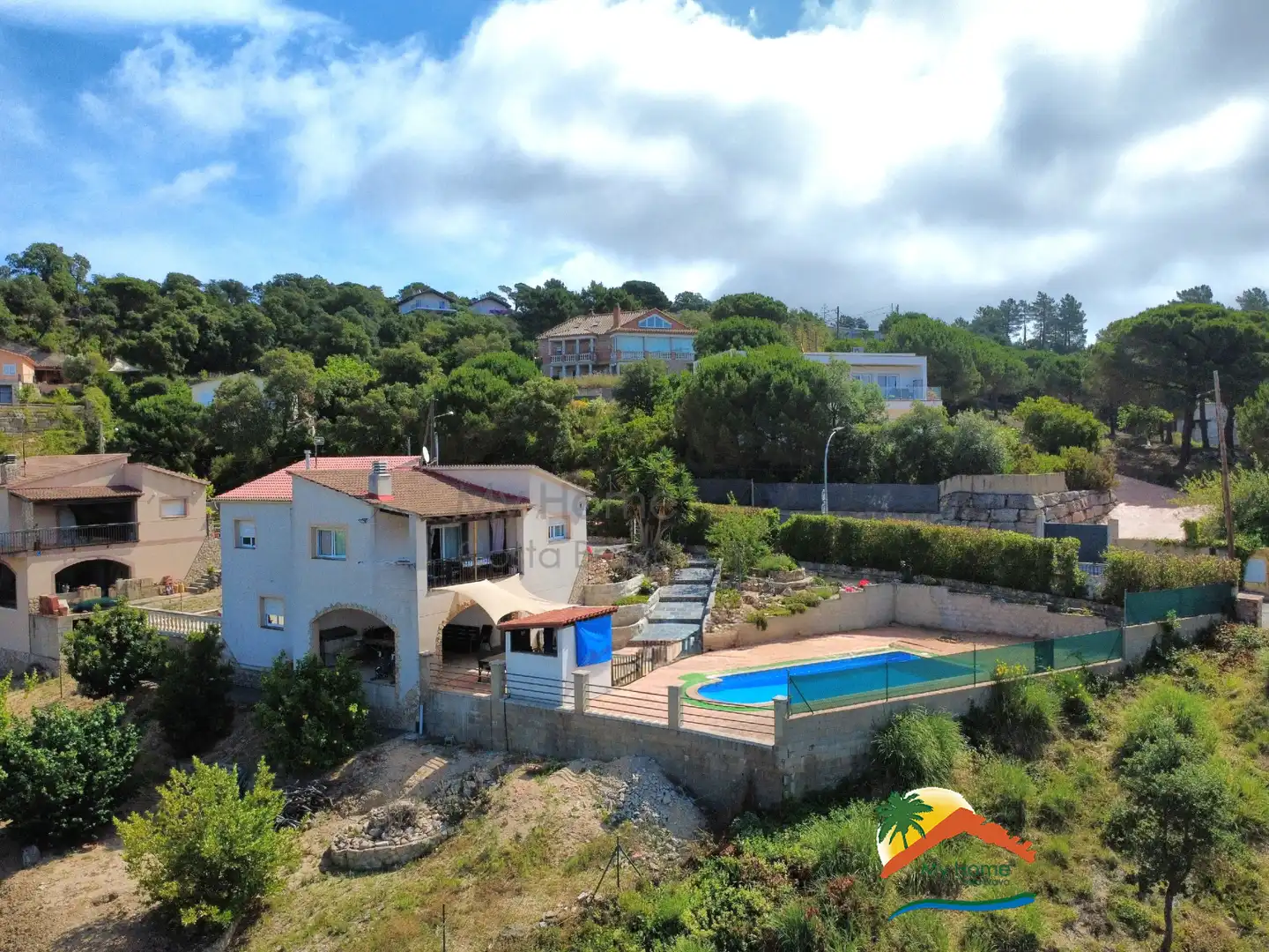 Vista exterior de Casa o xalet en venda en Vidreres amb Calefacció, Jardí privat i Terrassa
