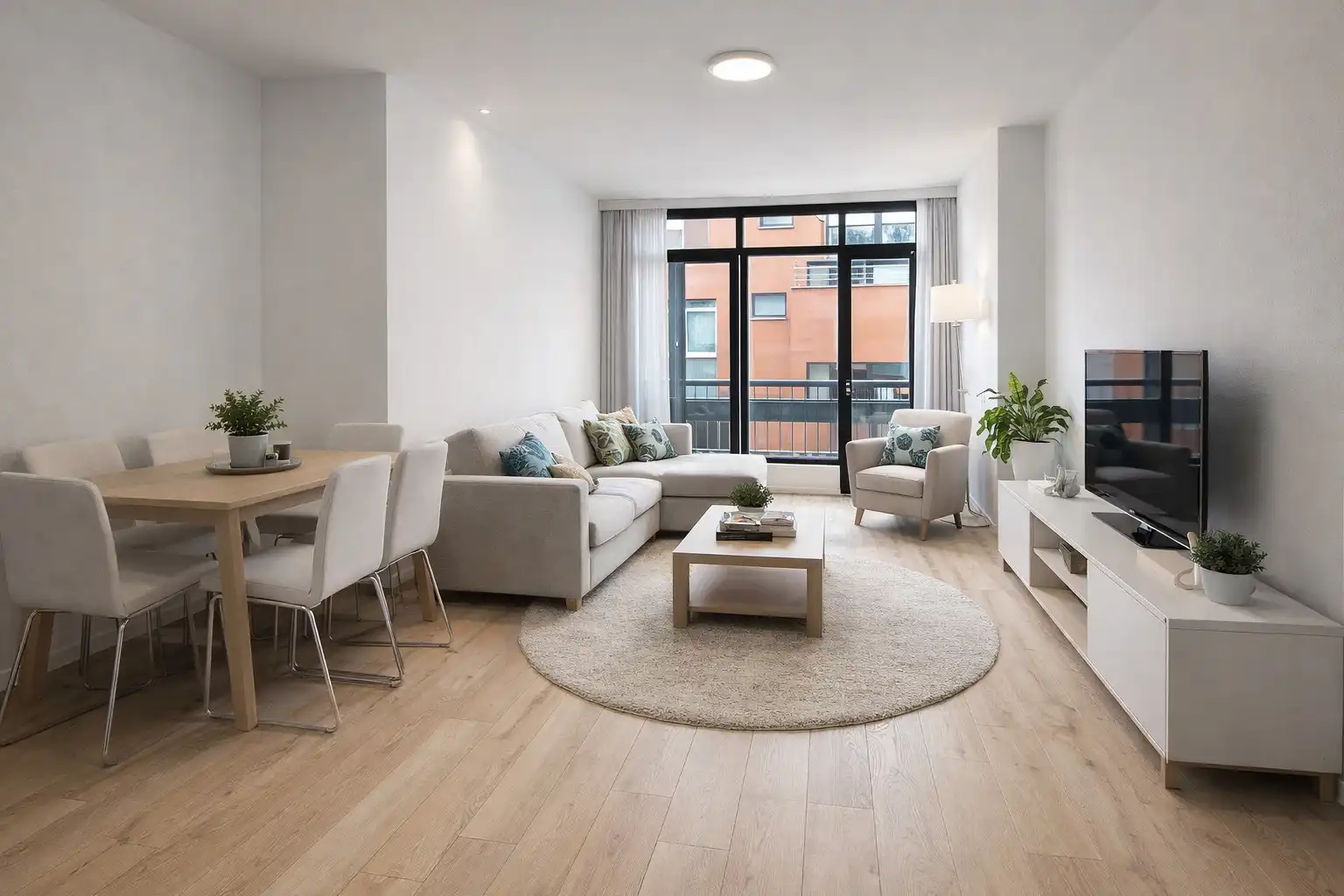Living room of Flat for sale in Bilbao   with Heating and Balcony