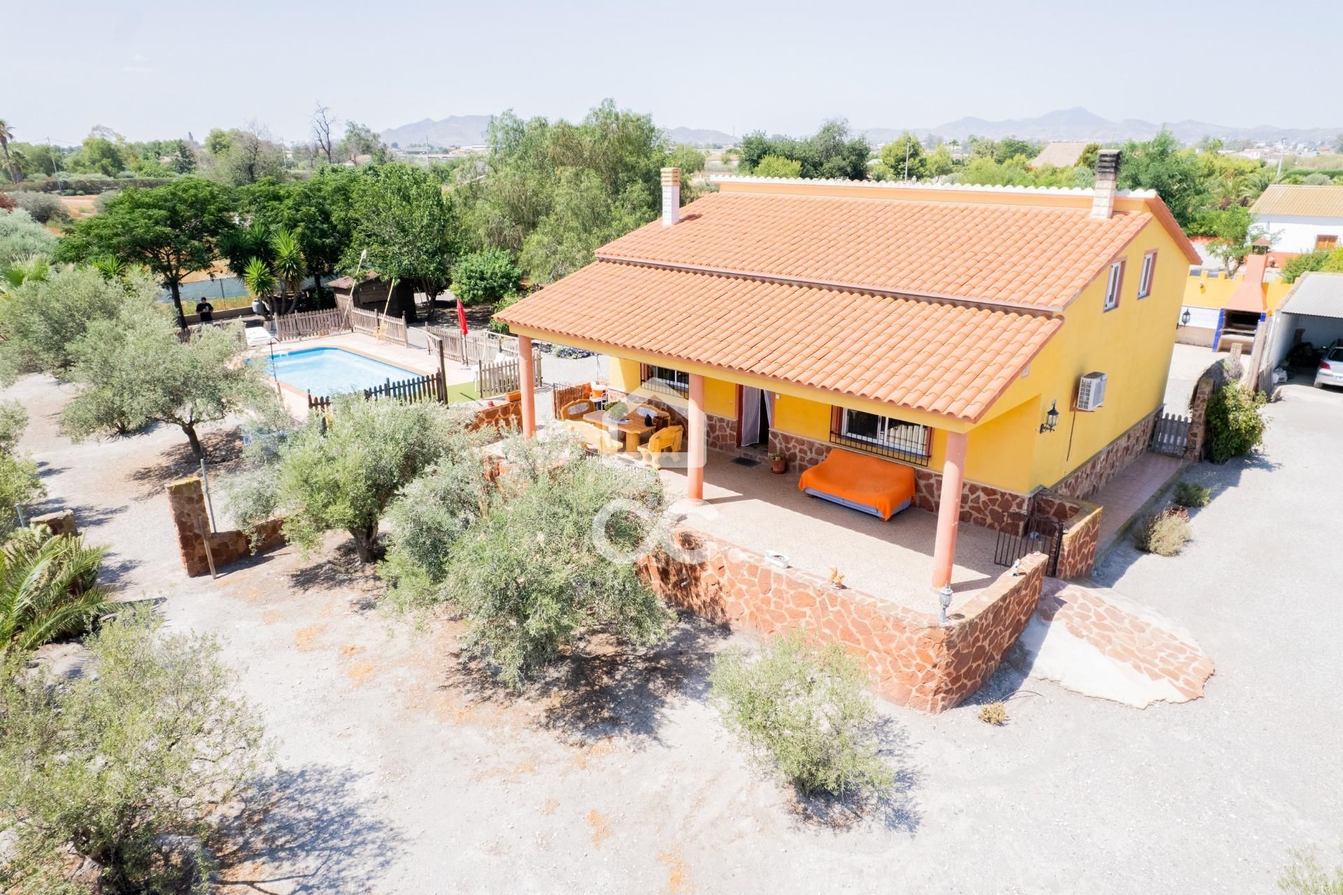 Vista exterior de Finca rústica en venta en Puerto Lumbreras con Calefacción, Jardín privado y Piscina